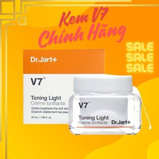 Kem dưỡng trắng da v7 toning light dr.jart+ hàn quốc