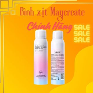 Xịt chống nắng body trắng da Maycreate nâng tone da body dạng xịt phun sương