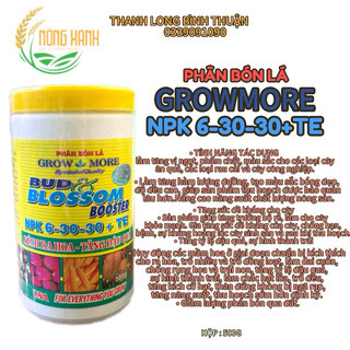 Phân bón lá Grow More 6-30-30+TE HỦ 500GR