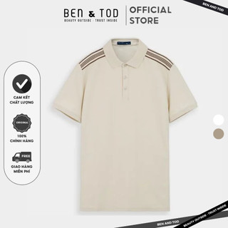 Áo Thun Có Cổ Form REGULAR R1300BD426 BEN & TOD thấm hút mồ hôi cotton thoáng mát thanh lịch trẻ trung