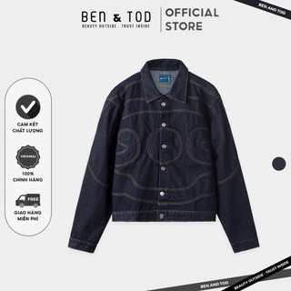 Áo khoác BEN & TOD Form REGULAR R1130BC239 vải denim dày dặn bền chắc năng động thời trang local brand