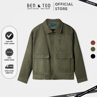 Áo Khoác Nam BEN & TOD Biker R1161BC200 thoáng mát trẻ trung  thoải mái mới lạ nam tính