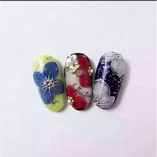 Hoa khô trang trí móng khay 12 màu
