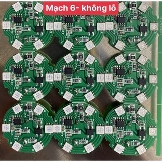 Bo mạch led đèn thờ pha lê 7 màu, đèn thờ phật quan âm, mạch 6 led đổi màu