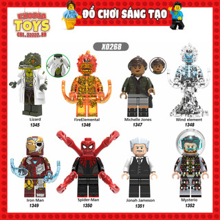 Xếp hình Minifigure Người Nhện Xa Nhà : Spider-Man Far From Home - Đồ Chơi Lắp Ghép Sáng Tạo - XINH X0268