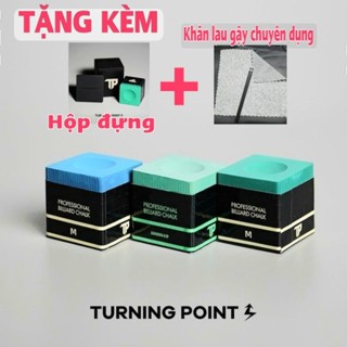 Lơ bida TP Turning point siêu mịn ko bụi tặng kèm hộp đựng kim loại [ Hàng chính hãng]