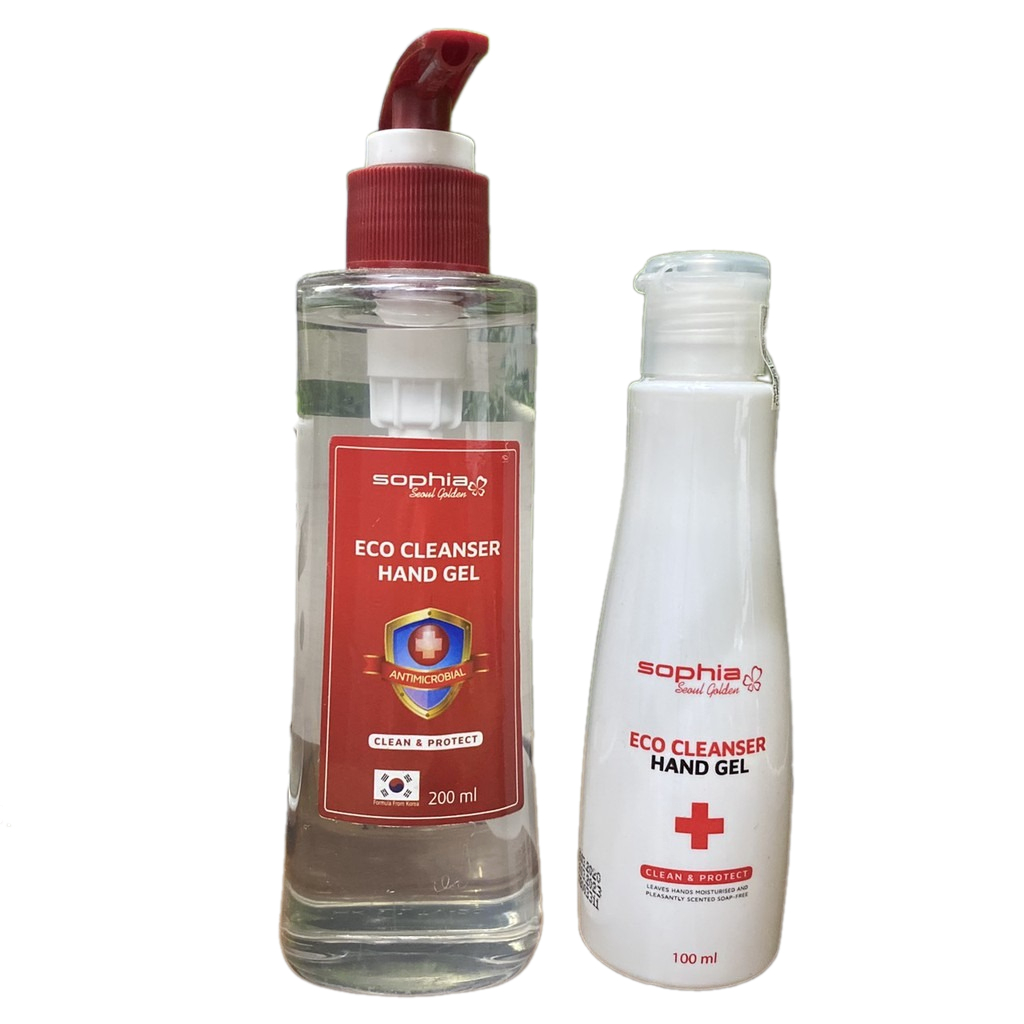 Gel rửa tay khô Eco Cleanser Hand Gel Sophia Seoul Golden 200ml