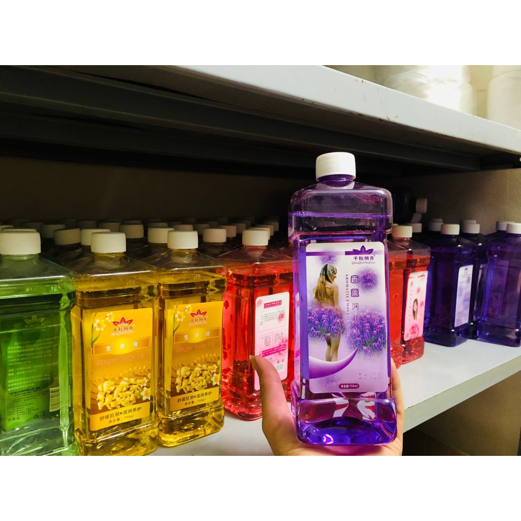 Tinh dầu massa body nhiều mùi