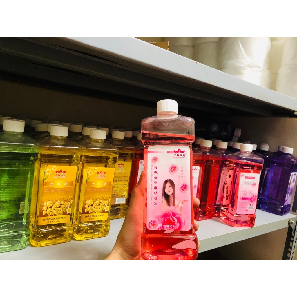 Tinh dầu massa body nhiều mùi