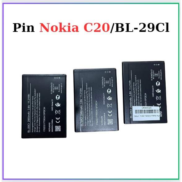 Pin nokia c20 bl-29ci mới