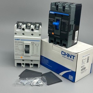 Aptomat khối mccb chint nxm-250s/3300 3p 160a 200a 250a attomat mccb chint 3 pha đen nxm