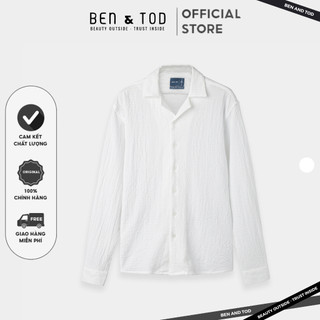 Áo Sơ Mi Tay Dài BEN & TOD R1624BC172 sang trọng thanh lịch đơn giản thoải mái dễ phối OUTLET 289