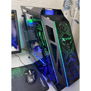 Bộ Máy Tính PC  Robot Led i5 i7 ram 8 VGA 1050 chiến game online Fifa, liên minh, gta, aoe đột kích valorant -BH 2 năm