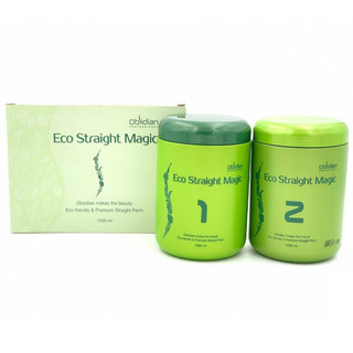 Kem duỗi tóc sinh thái Eco Obsidian Straight Magic 1000mlx2