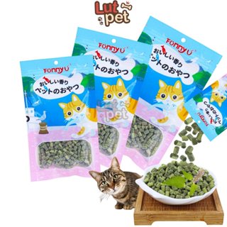 Catnip viên, hạt cỏ mèo, catnip ăn liền giảm, thức ăn tiêu búi lông mèo (100gr) - lutpet