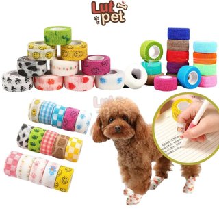  Băng đô cho chó mèo băng gạc băng cuốn chân cho thú cưng đi dạo băng vết thương - lutpet 