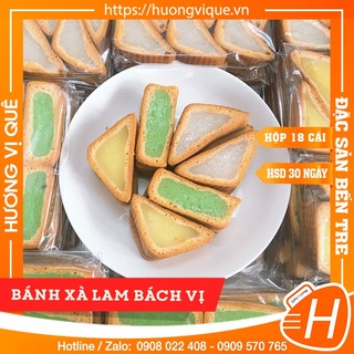 Bánh Xà Lam Bách Vị -  Hộp 18 Cái 2 Loại Nhân Riêng Biệt - Đặc Sản Bến Tre