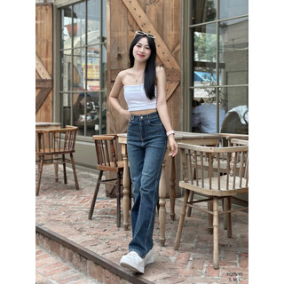 Quần jean ống đứng basic chibest eqd0115