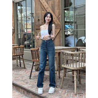Quần jean ống đứng basic CHIBEST EQD0115