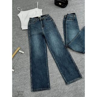 Quần jean ống đứng basic CHIBEST EQD0115