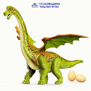 Đồ chơi Khủng long đẻ trứng có cánh chạy pin, có đèn có nhạc (tặng kèm pin) - Đồ chơi MiniKids