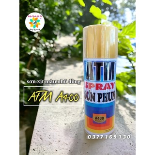 Sơn xịt atm spray màu nhũ đồng a400