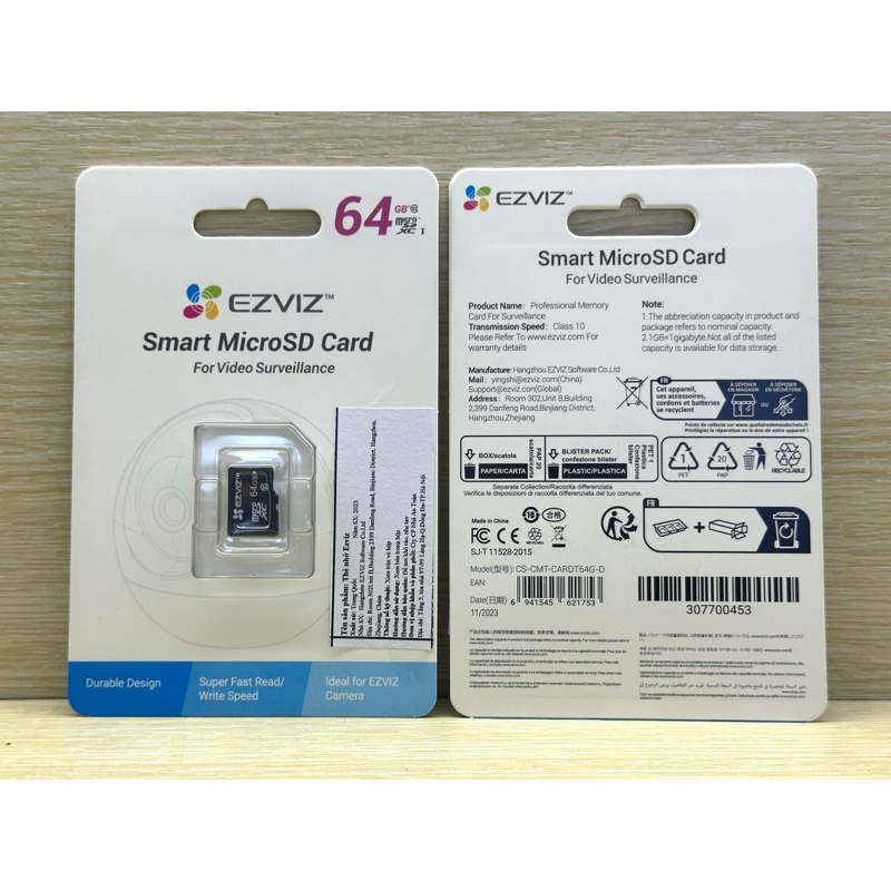 Thẻ nhớ 32GB 64GB dành cho camera Imou Ezviz chính hãng