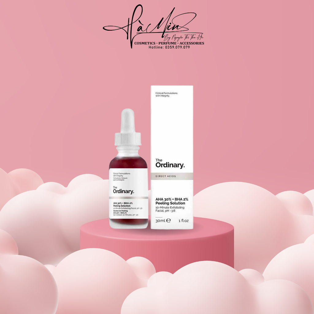 [The Ordinary] Peel Da Tẩy Da Chết Hóa Học, Thanh Tẩy Da AHA 30%+BHA 2% Peeling
