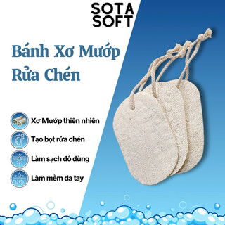 Miếng xơ mướp rửa chén