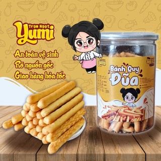 Bánh quy đũa bơ sữa mặn Yumi bánh ngọt ăn vặt giòn xốp thơm ngon 200g