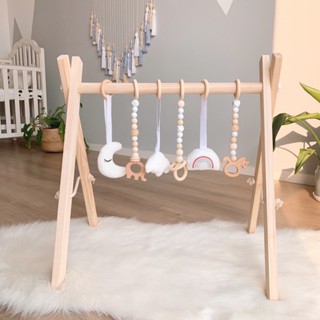Khung kệ chữ A cho Bé đồ chơi vận động cho Bé sơ sinh,kệ treo đồ chơi Hương Anh Decor