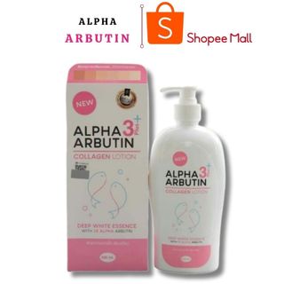 Sữa Dưỡng Thể Alpha Arbutin Collagen Lotion 3 Plus 500ml Thái Lan