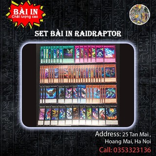 Set bài in - Raidraptor