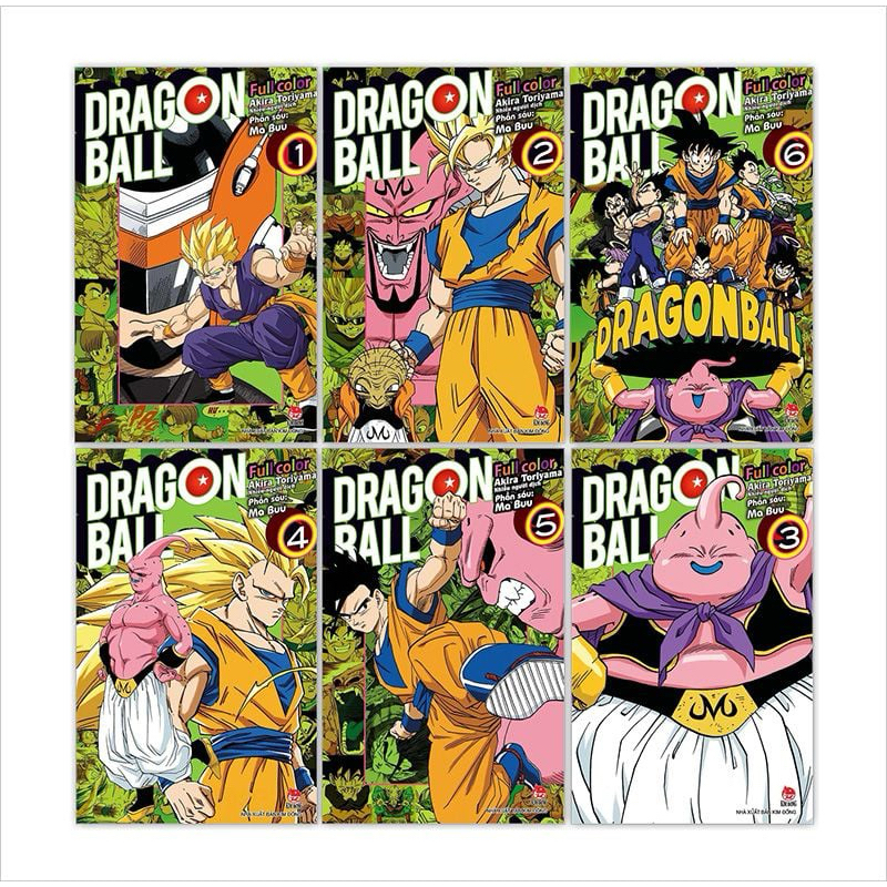Sách-Dragon Ball Full Color - Phần sáu (6 tập)