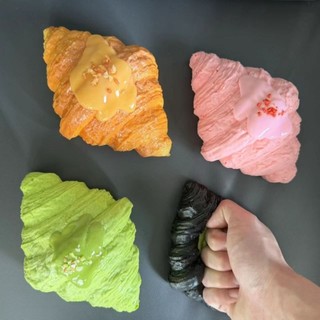Squishy bánh mì sừng trâu chậm tăng đồ chơi xả stress toru_slime