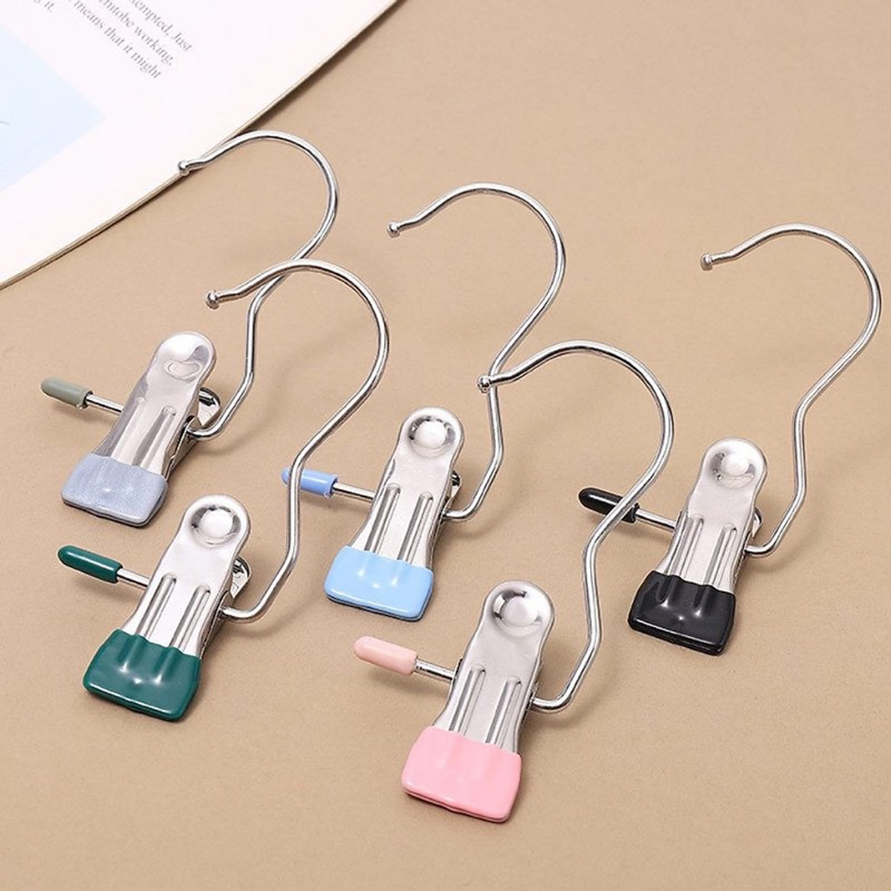 🍀Móc kẹp đơn treo quần áo, mũ, nón, tất đa năng tiện lợi🍀Clovershop68🍀
