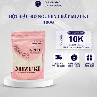 Bột đậu đỏ Mizuki nguyên chất gói 100g