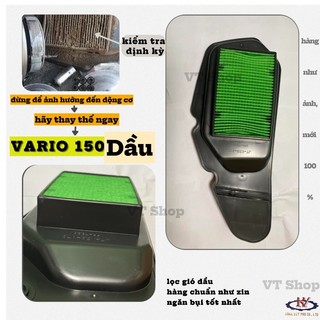 Lọc gió vario 150 lọc gió dầu rẻ
