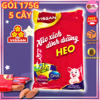 Xúc xích heo dinh dưỡng vissan - xúc xích vissan gói 175g