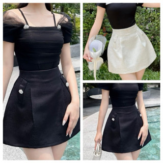  Chân Váy Tafta Gấm Đính Đá Xoè Phồng Kèm Túi Thật  Váy Ngắn Hàng Thiết Kế QC Loại 1 