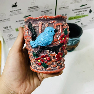 [CÓ SHIP TỈNH] Chậu Gốm Sơn Giả Cổ (Nhiều kiểu)