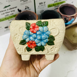 [CÓ SHIP TỈNH] Chậu Gốm Sơn Giả Cổ