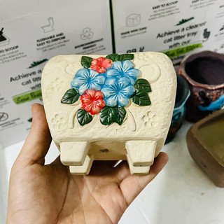 [CÓ SHIP TỈNH] Chậu Gốm Sơn Giả Cổ