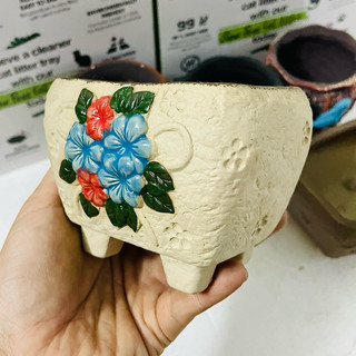 [CÓ SHIP TỈNH] Chậu Gốm Sơn Giả Cổ