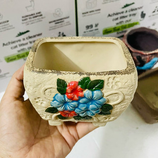 [CÓ SHIP TỈNH] Chậu Gốm Sơn Giả Cổ