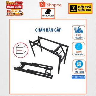 Chân bàn Gấp gọn 1m - 1m2 , chân bàn học sinh gấp sơn tĩnh điện Bàn làm việc chân xếp ,gấp gọn