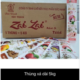 Thùng thạch zai zai đức hạnh 5kg mix nhiều vị