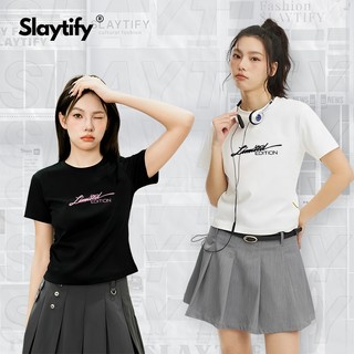 Áo thun nữ Babytee localbrand SLAYTIFY bản Premium 100% cotton 260gsm dày dặn mát cho mùa hè C14