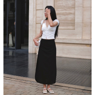 chân váy linen basic Diki Skirt