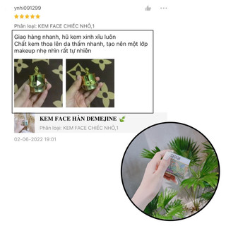 KEM FACE HÀN DEMEJINE (TRẮNG HỒNG CĂNG BÓNG)